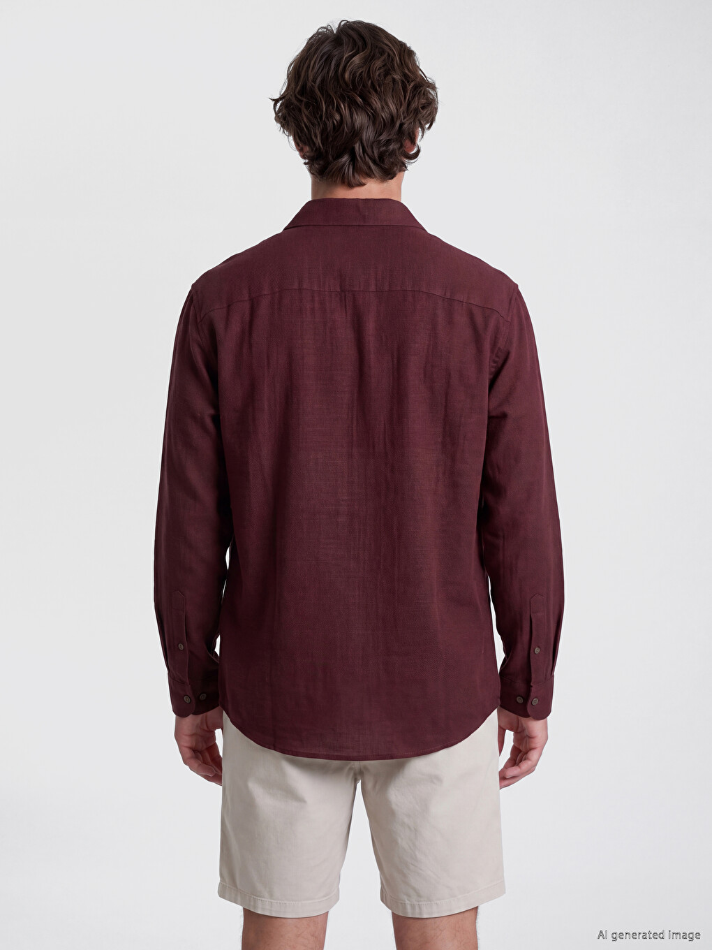 Regular Fit Dobby Men's Shirt-3