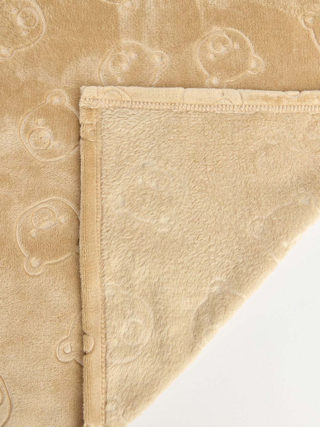 Bear Embroidered Baby Blanket 80x100 Cm-2