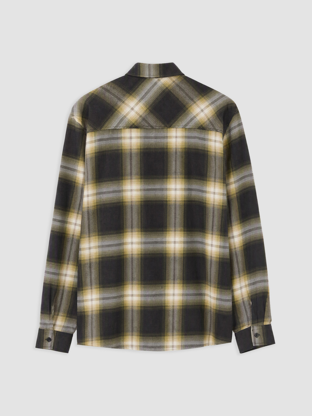 Cămașă Din Flanelă În Carouri Regular Fit Pentru Bărbați-6
