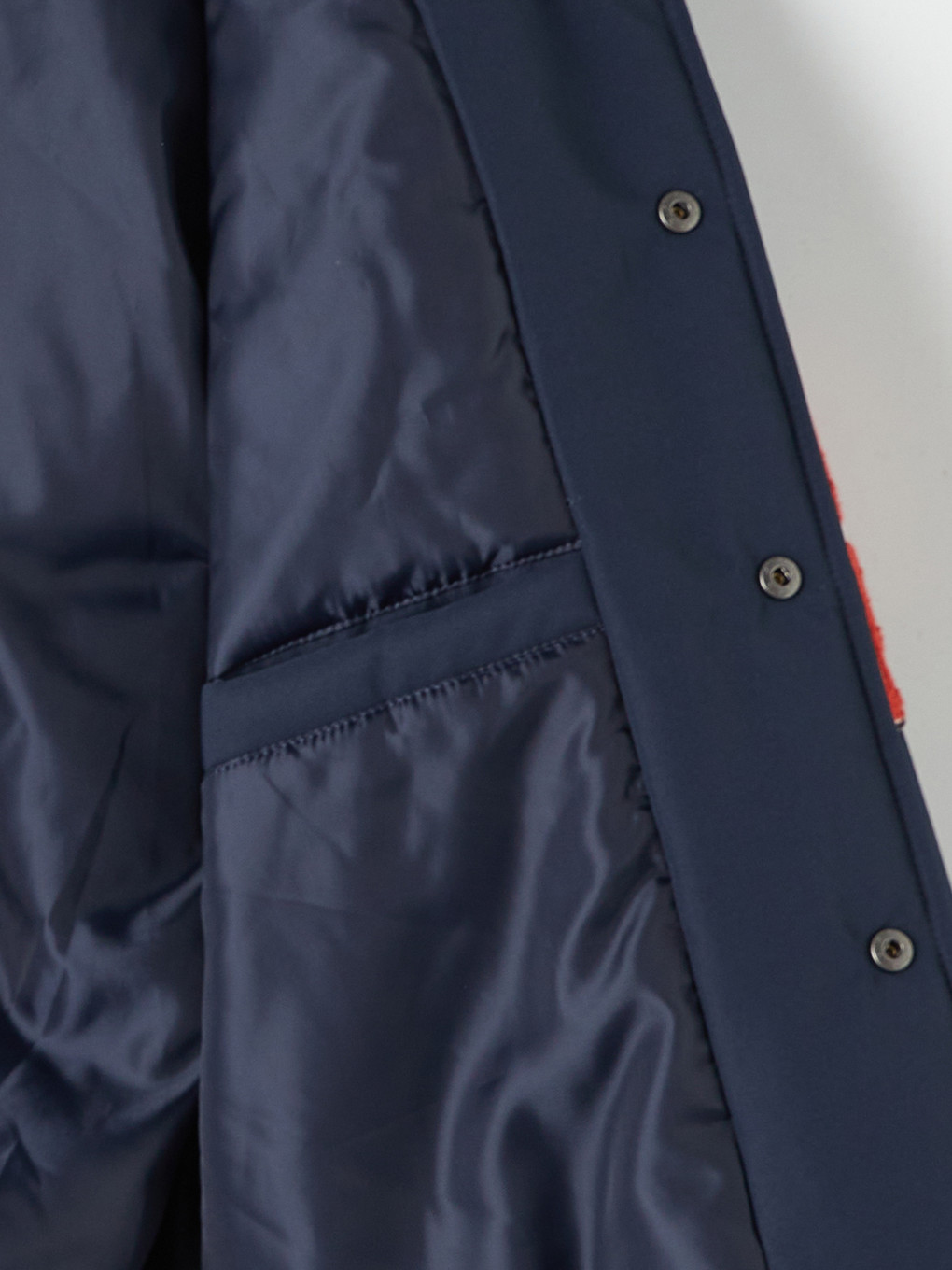 Mann Dunkelblau Jacke-8