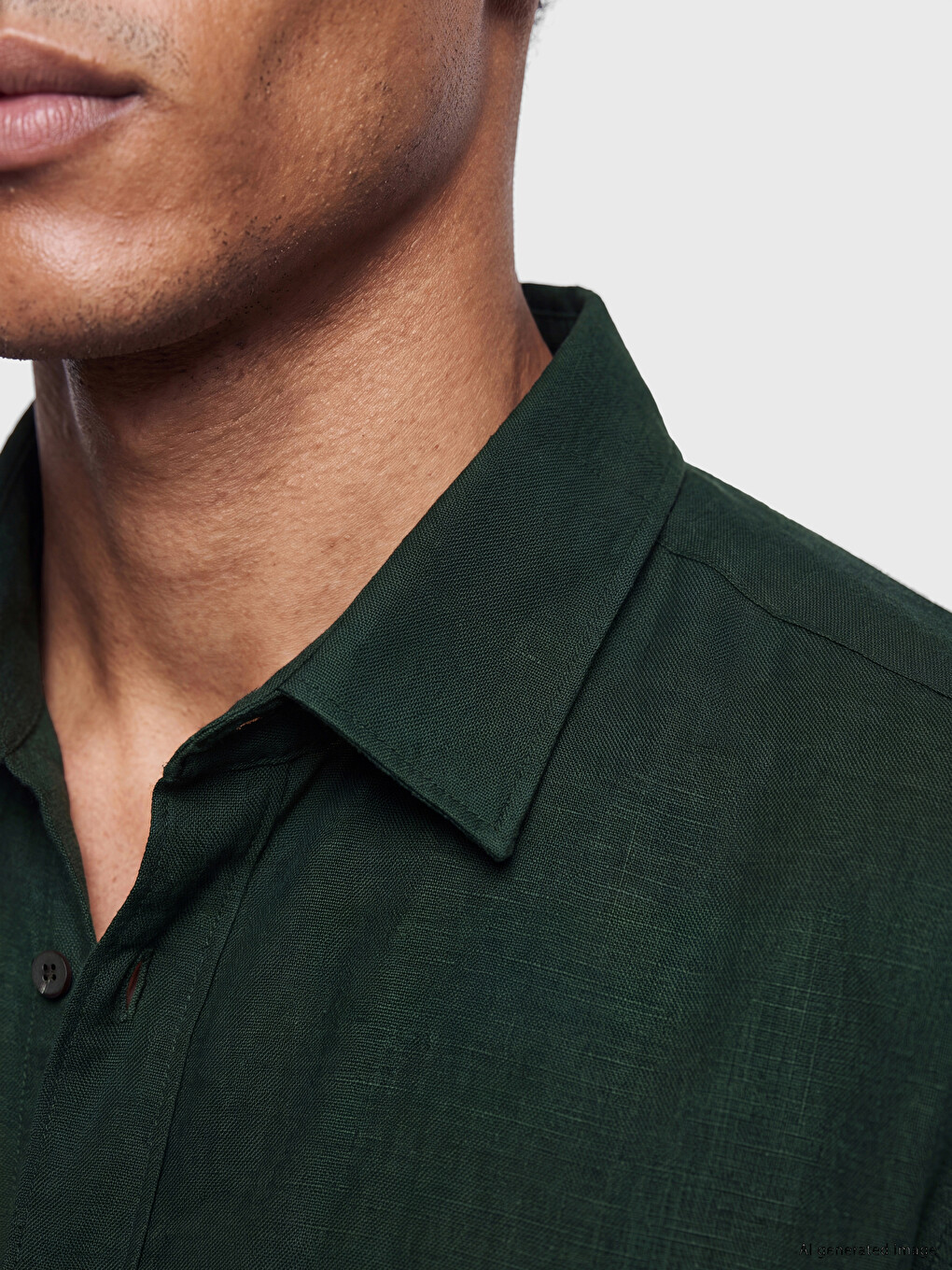 Regular Fit Dobby Men's Shirt-2