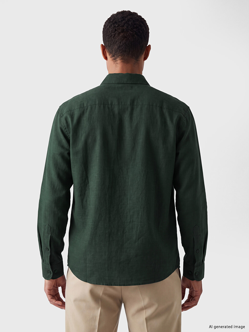 Regular Fit Dobby Men's Shirt-3