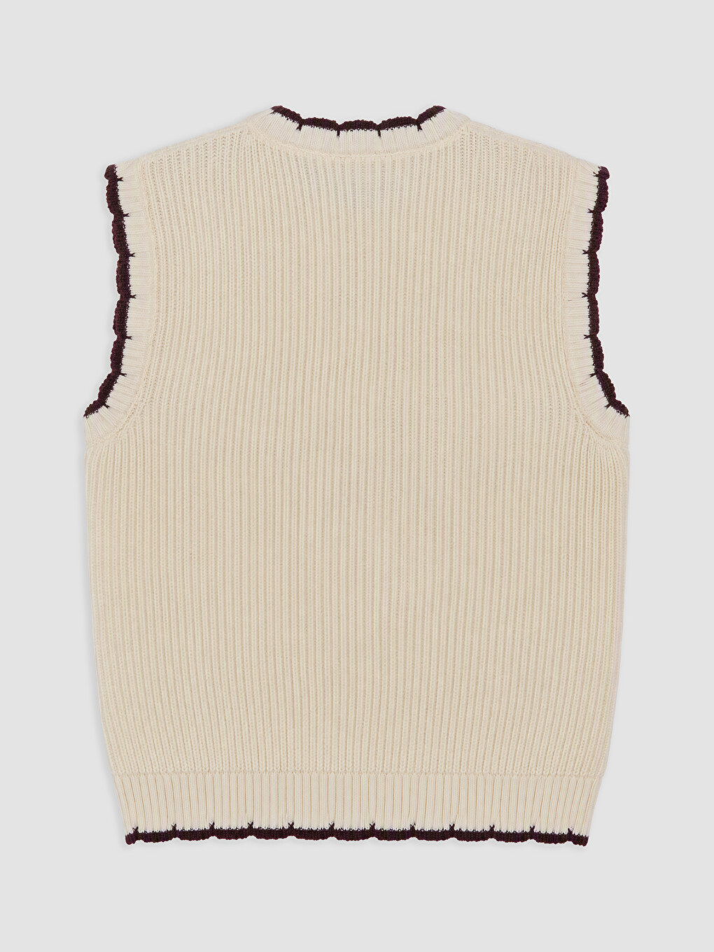 Girl Ecru Sweater Vest-2