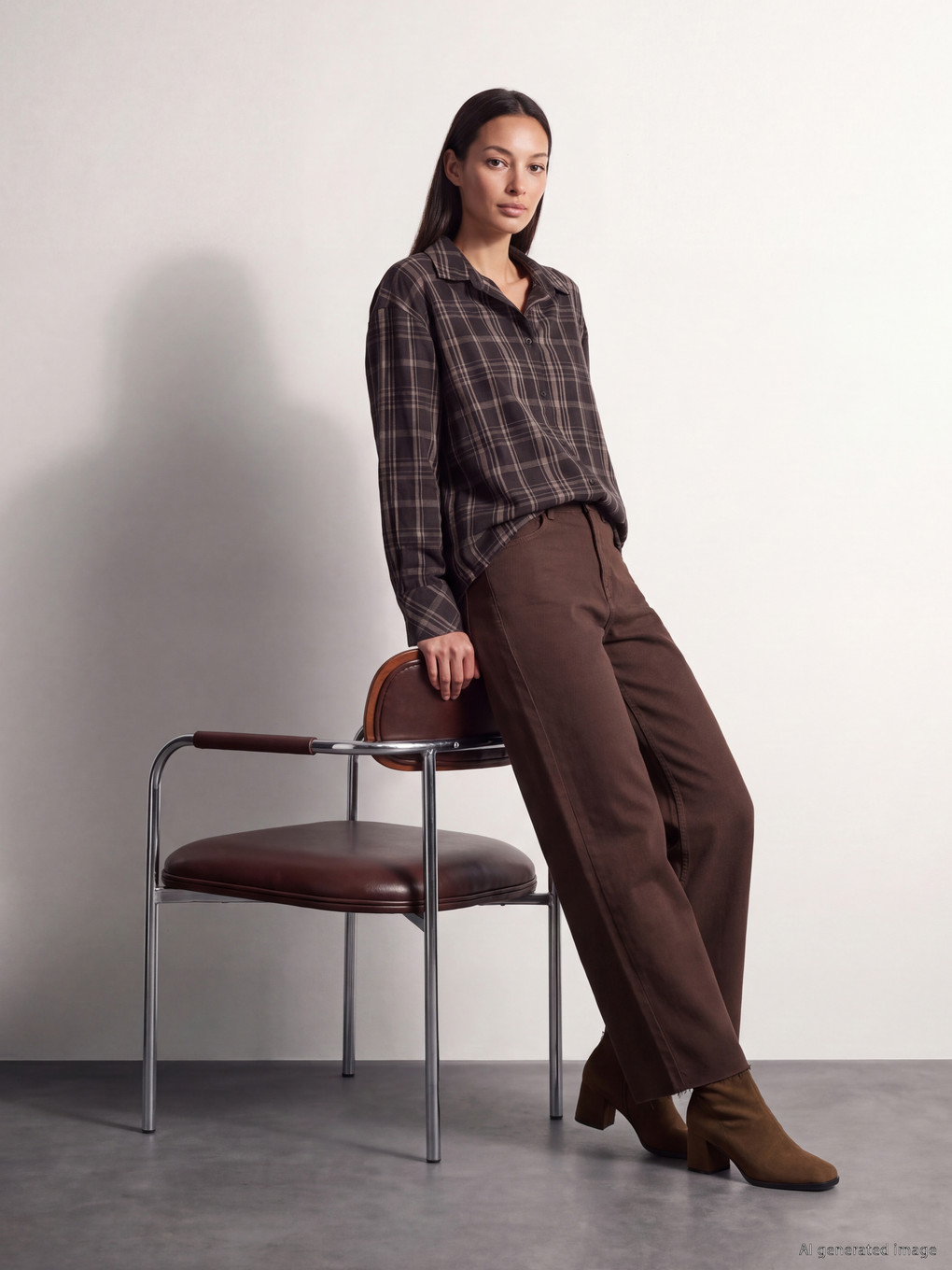  Pocketed Wideleg Jean