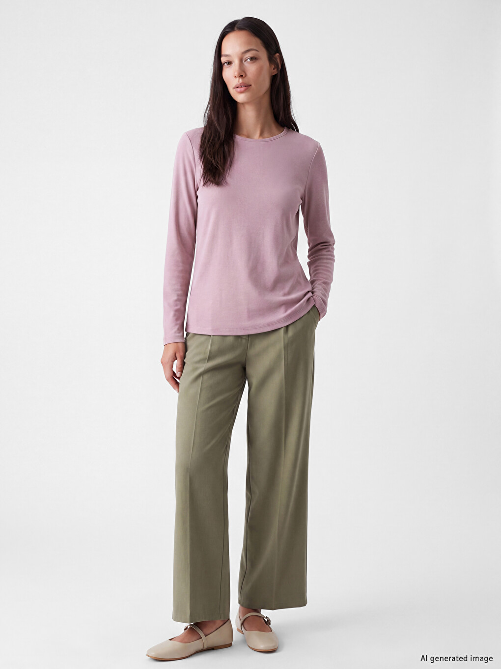 Crew Neck Women's Body-1