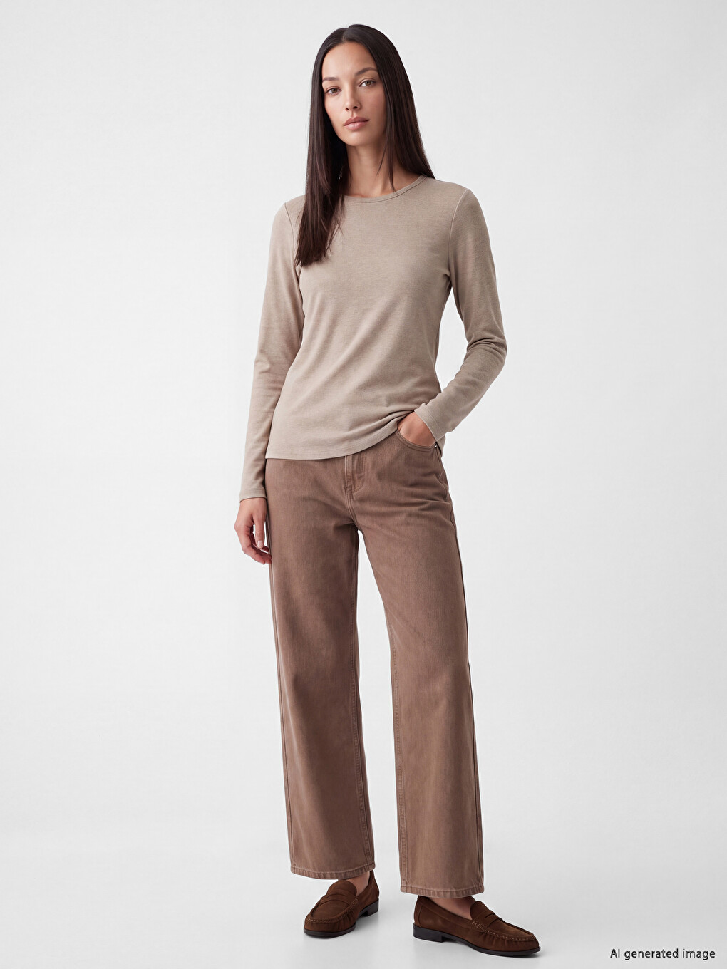 Crew Neck Women's Body-1