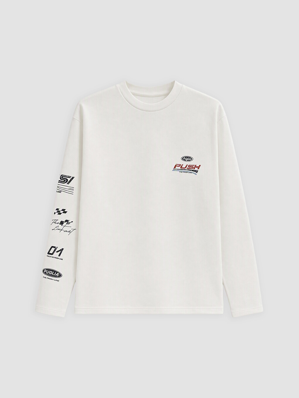 Man White Sweatshirt