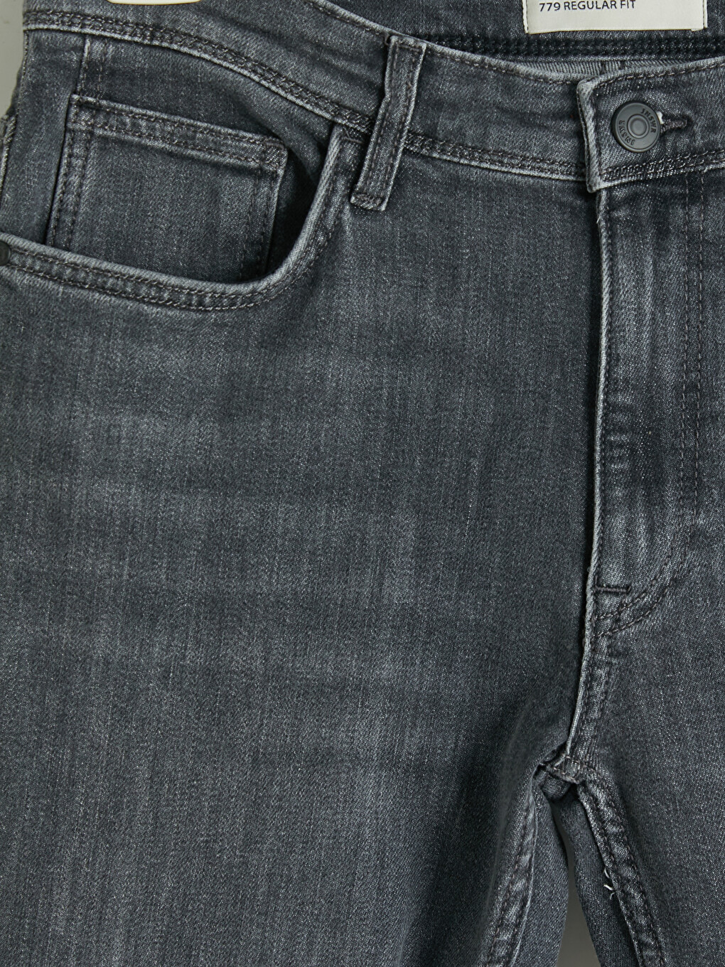 Gri 779 Regular Fit Erkek Jean Pantolon-5