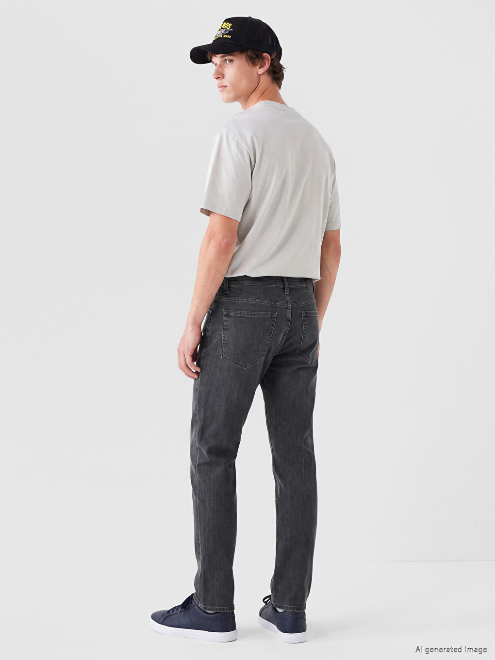 Gri 779 Regular Fit Erkek Jean Pantolon-2