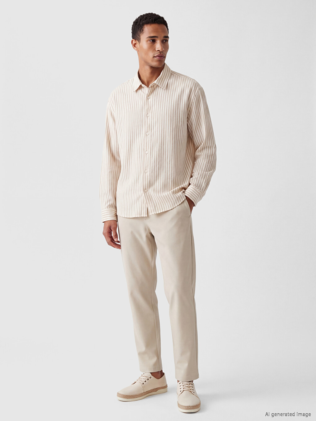 Regular Fit Striped Men's Shirt-1