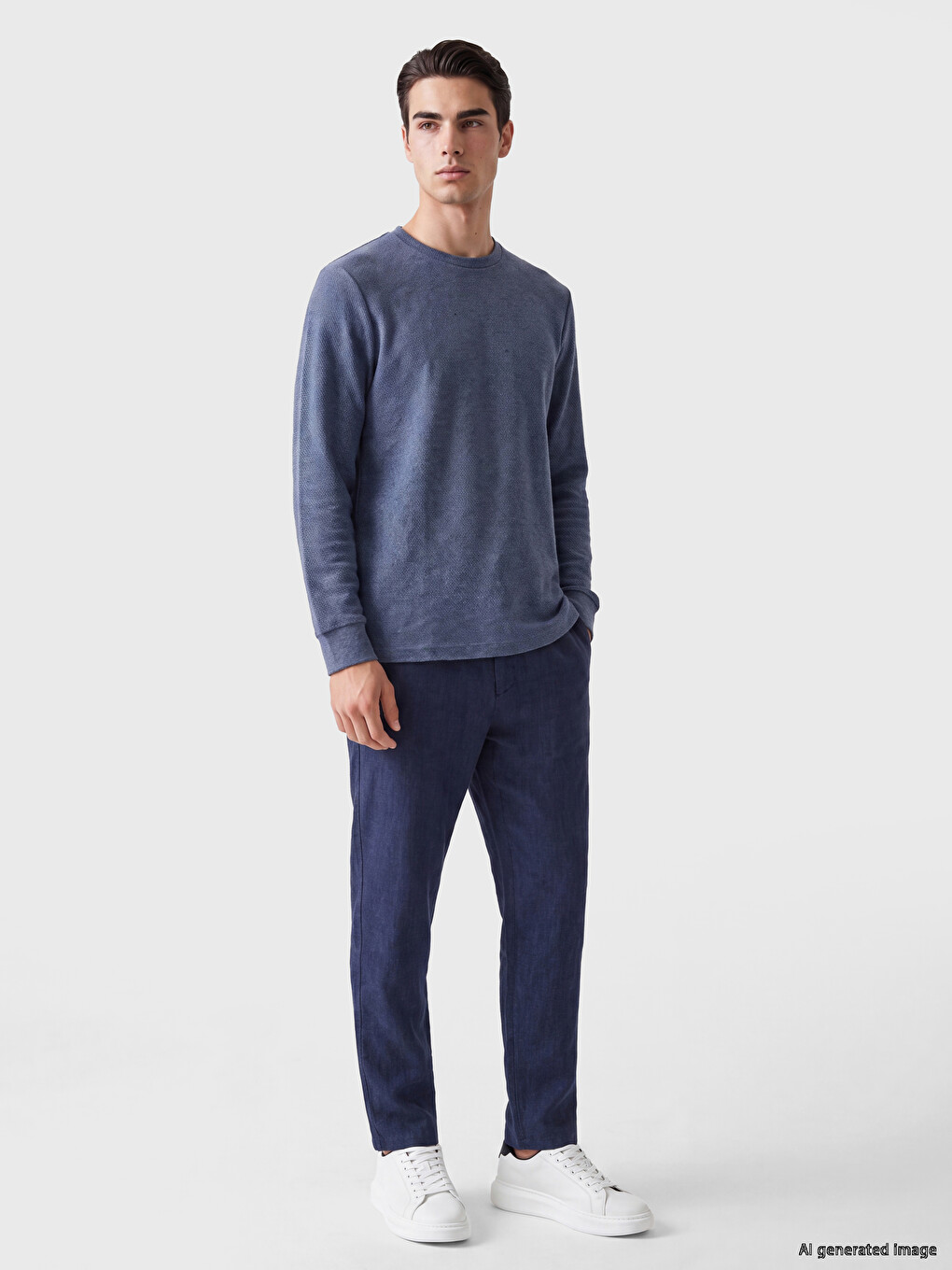 Crew Neck Men's T-shirt-1