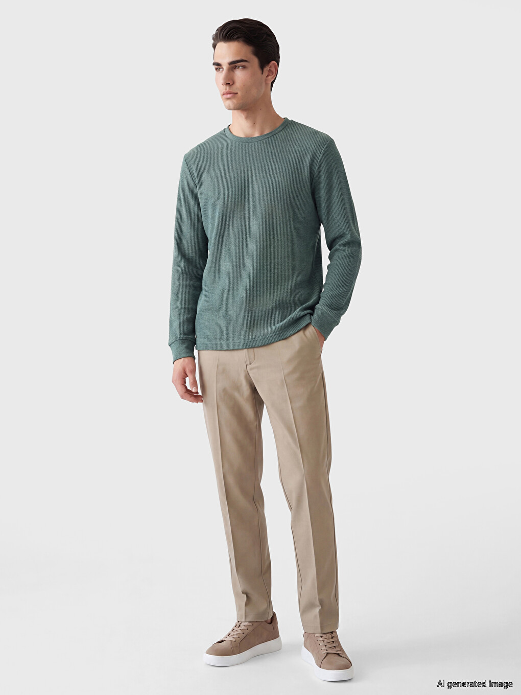 Crew Neck Men's T-shirt-1