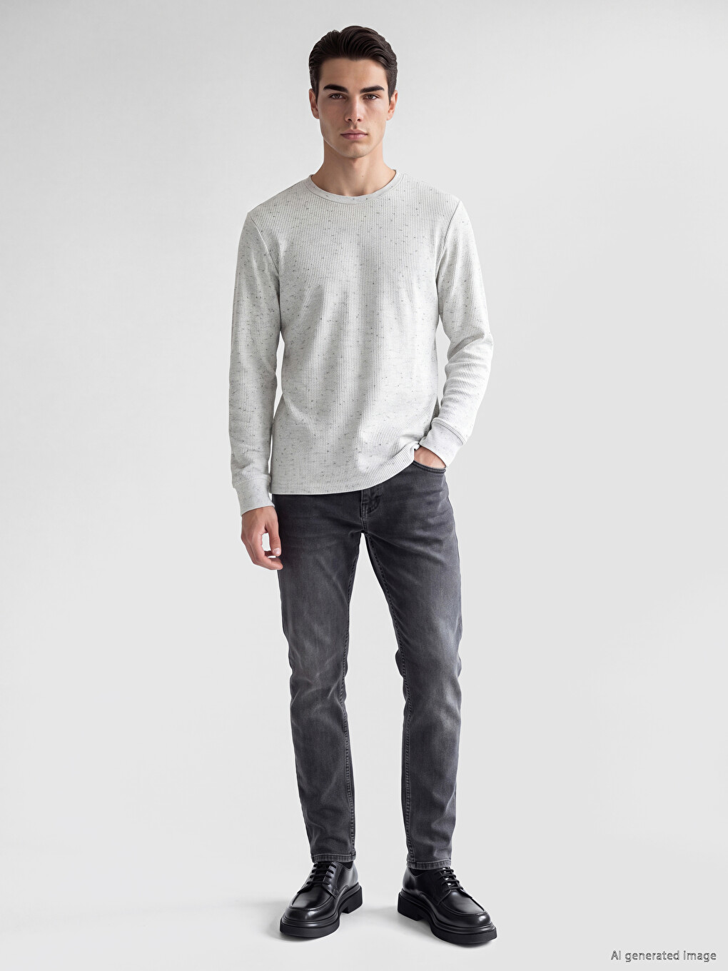 Crew Neck Men's T-shirt-1