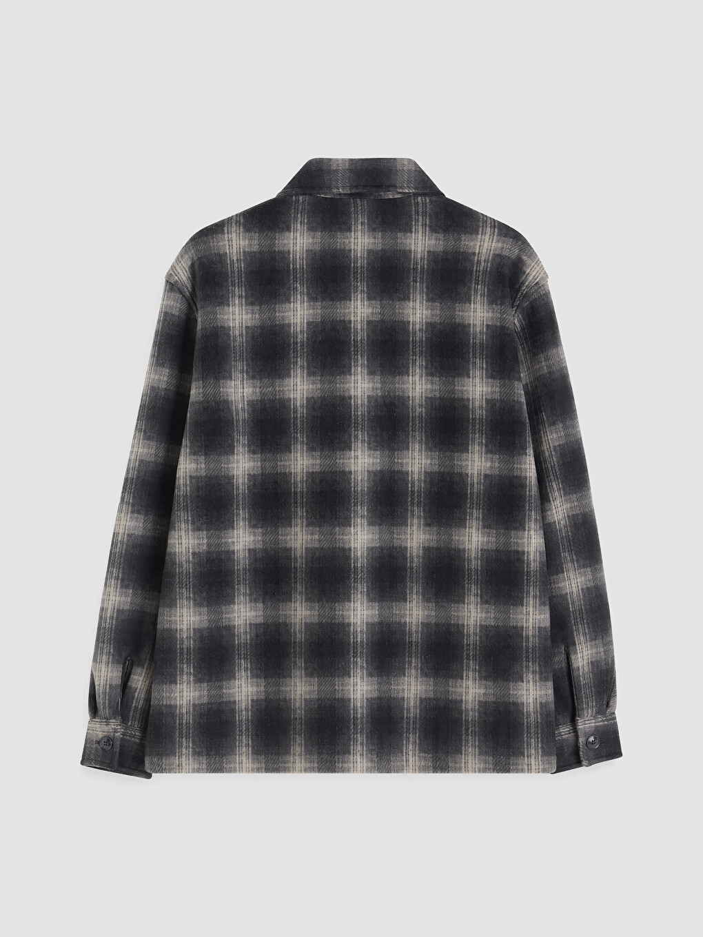 Geacă Relax Fit Cu Model În Carouri Tip Lumberjack Cu Guler Cămașă Pentru Bărbați-7