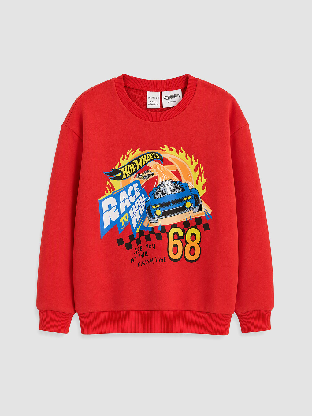 Kırmızı Hot Wheels Baskılı Erkek Çocuk Eşofman Takım-1