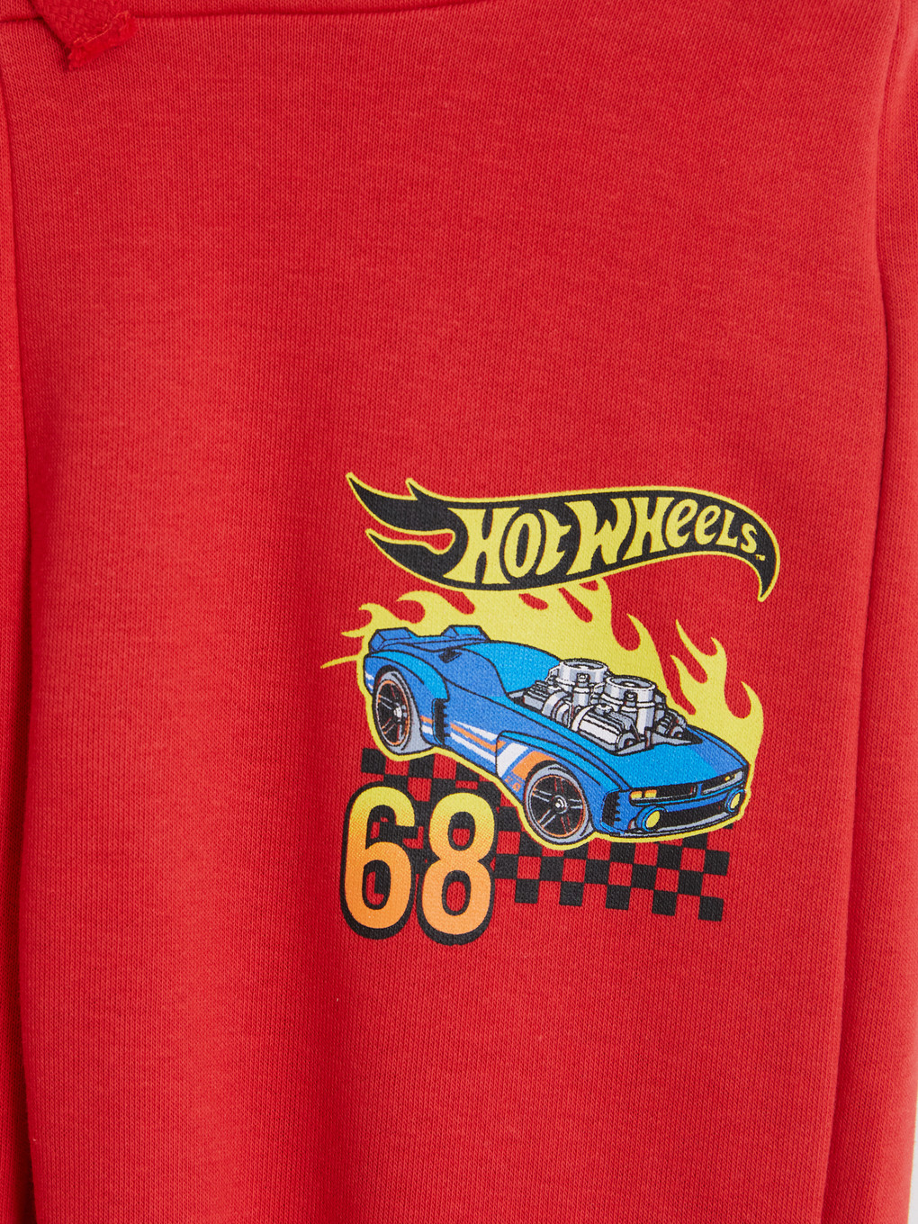 Kırmızı Hot Wheels Baskılı Erkek Çocuk Eşofman Takım-5