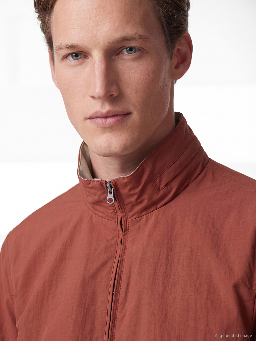 Turuncu Regular Fit Erkek Ceket-3
