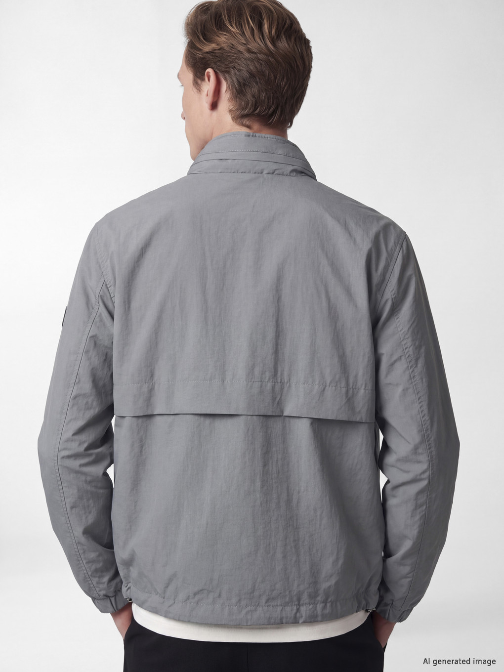 Yeşil Regular Fit Dik Yaka Erkek Ceket-4
