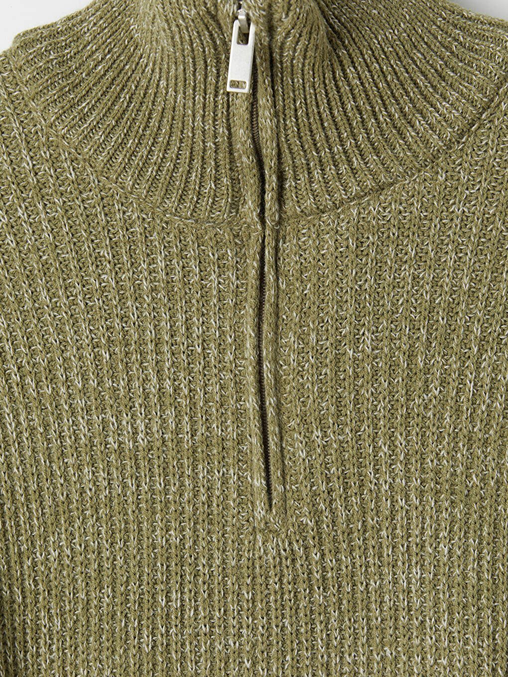 Mock Neck Men's Knitwear Sweater-5