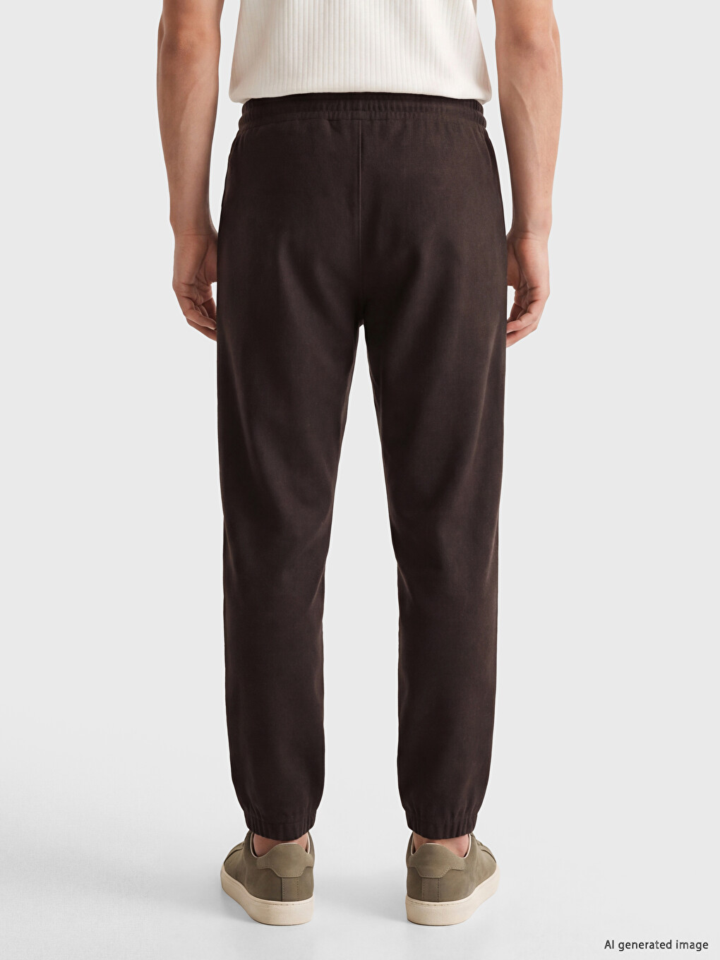 Man Brown Sweatpants-2