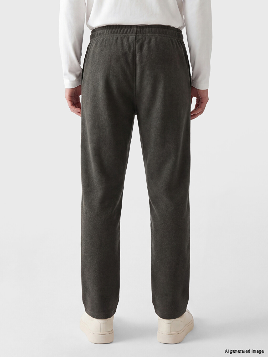 Man Khaki Sweatpants-2