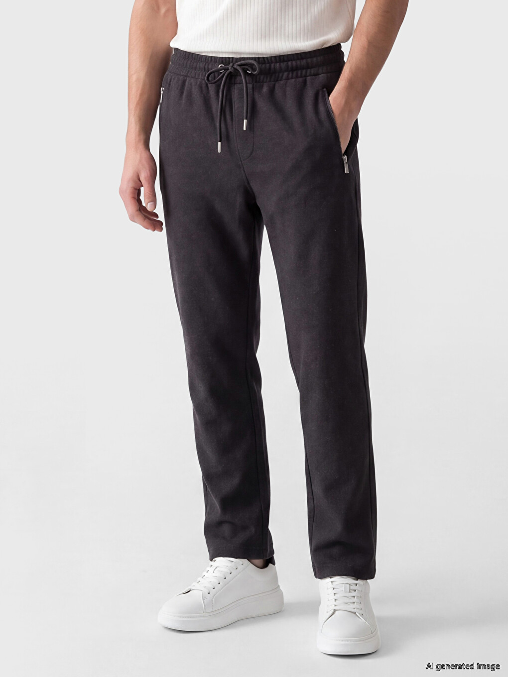 Man Anthracite Sweatpants-1