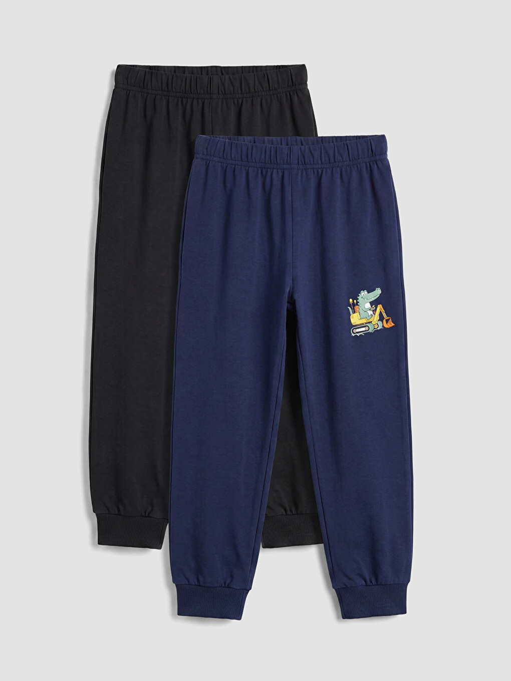 Lacivert Baskılı Erkek Çocuk Pijama Altı 2'li