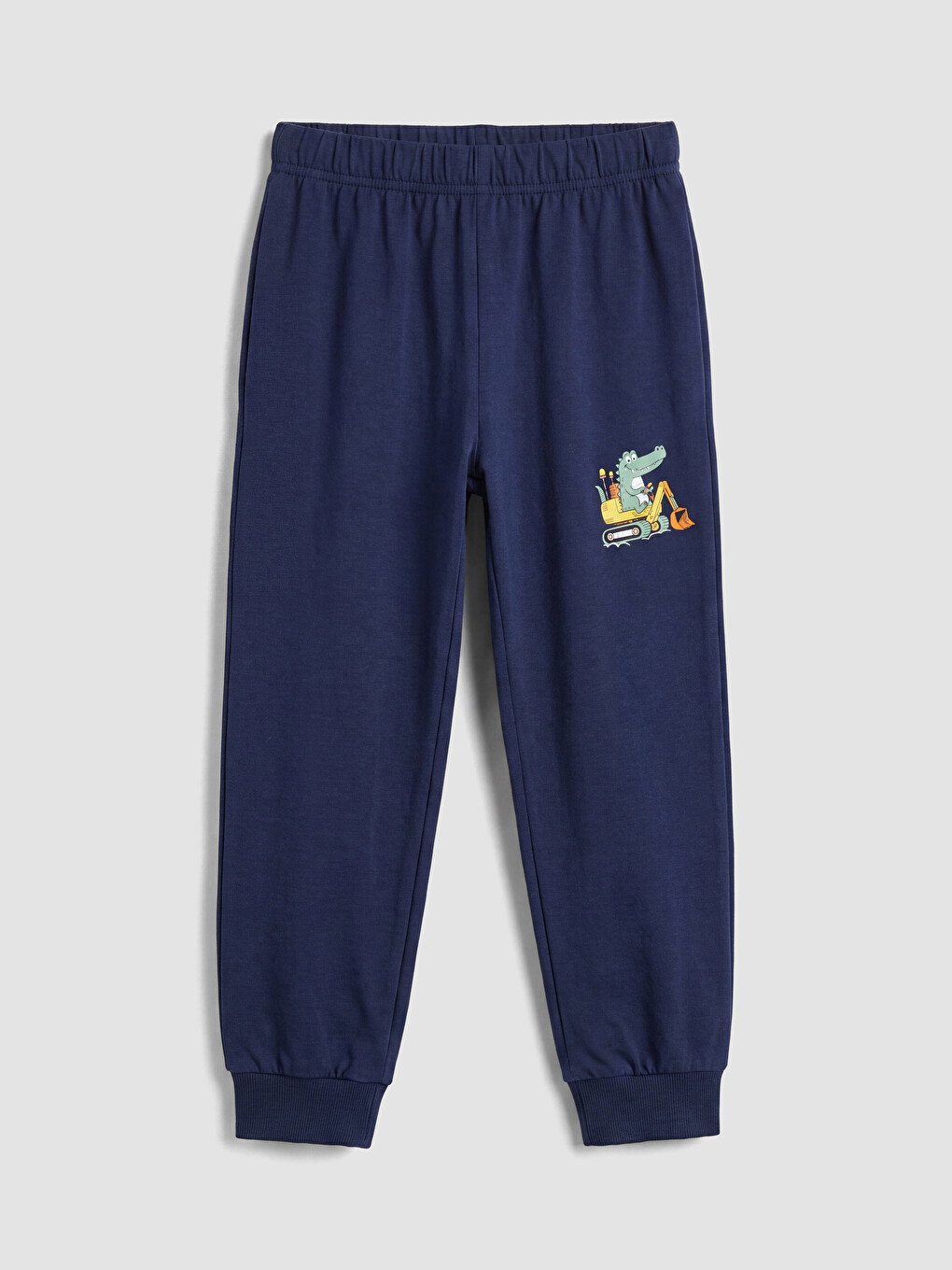 Lacivert Baskılı Erkek Çocuk Pijama Altı 2'li-4