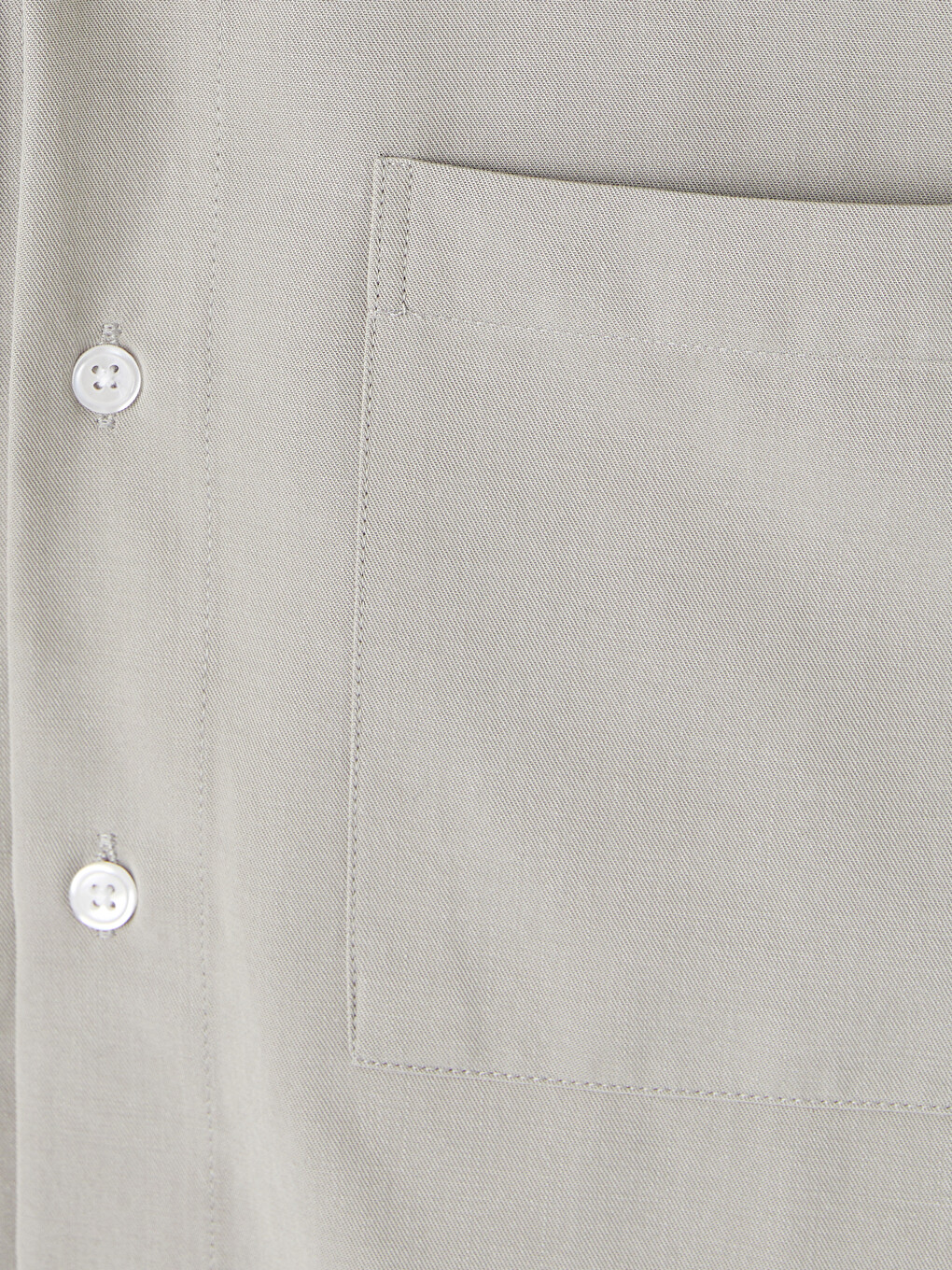 Bej Regular Fit Gabardin Erkek Gömlek-2