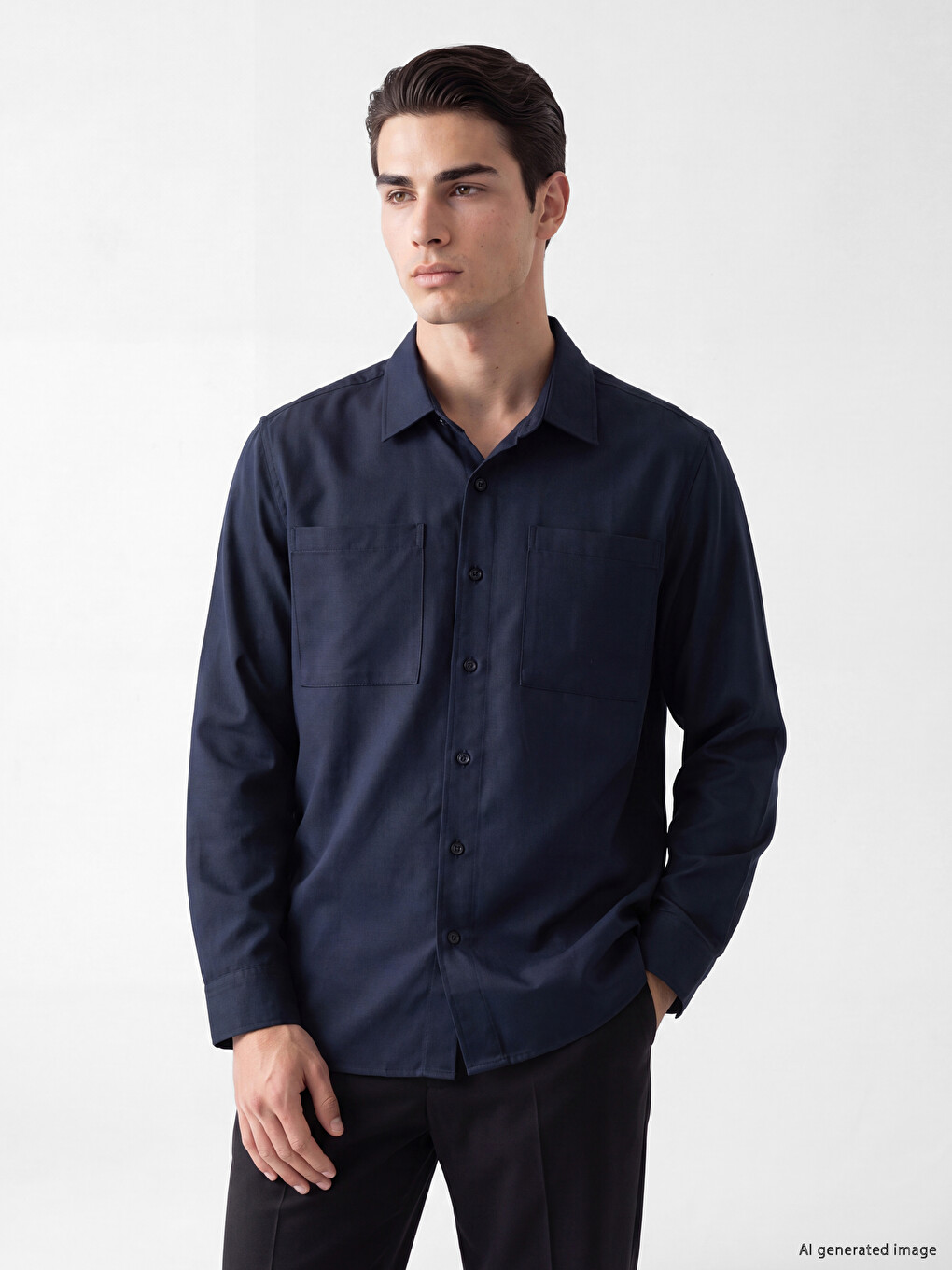 Regular Fit Gabardin Erkek Gömlek