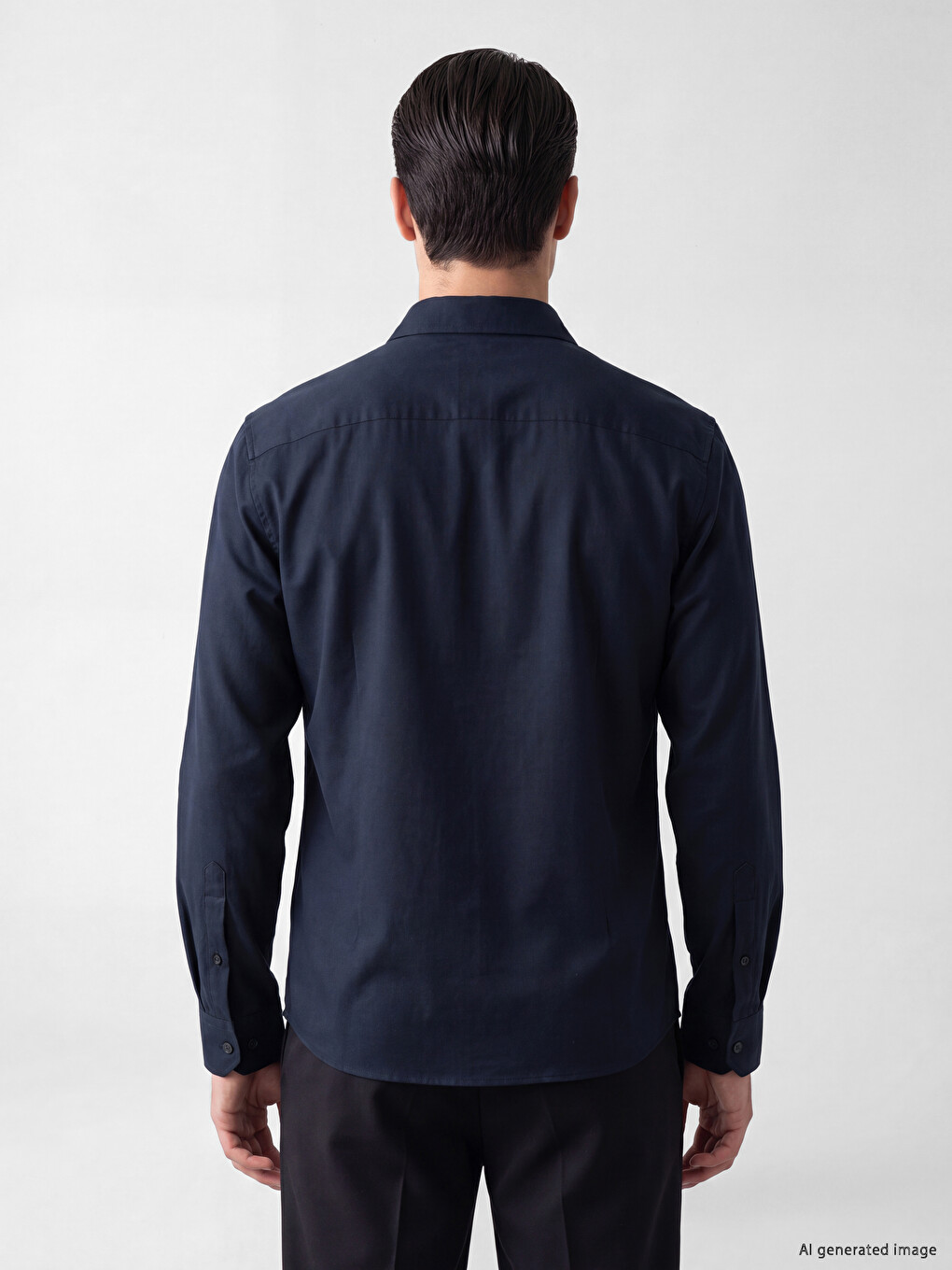 Regular Fit Gabardin Erkek Gömlek-3