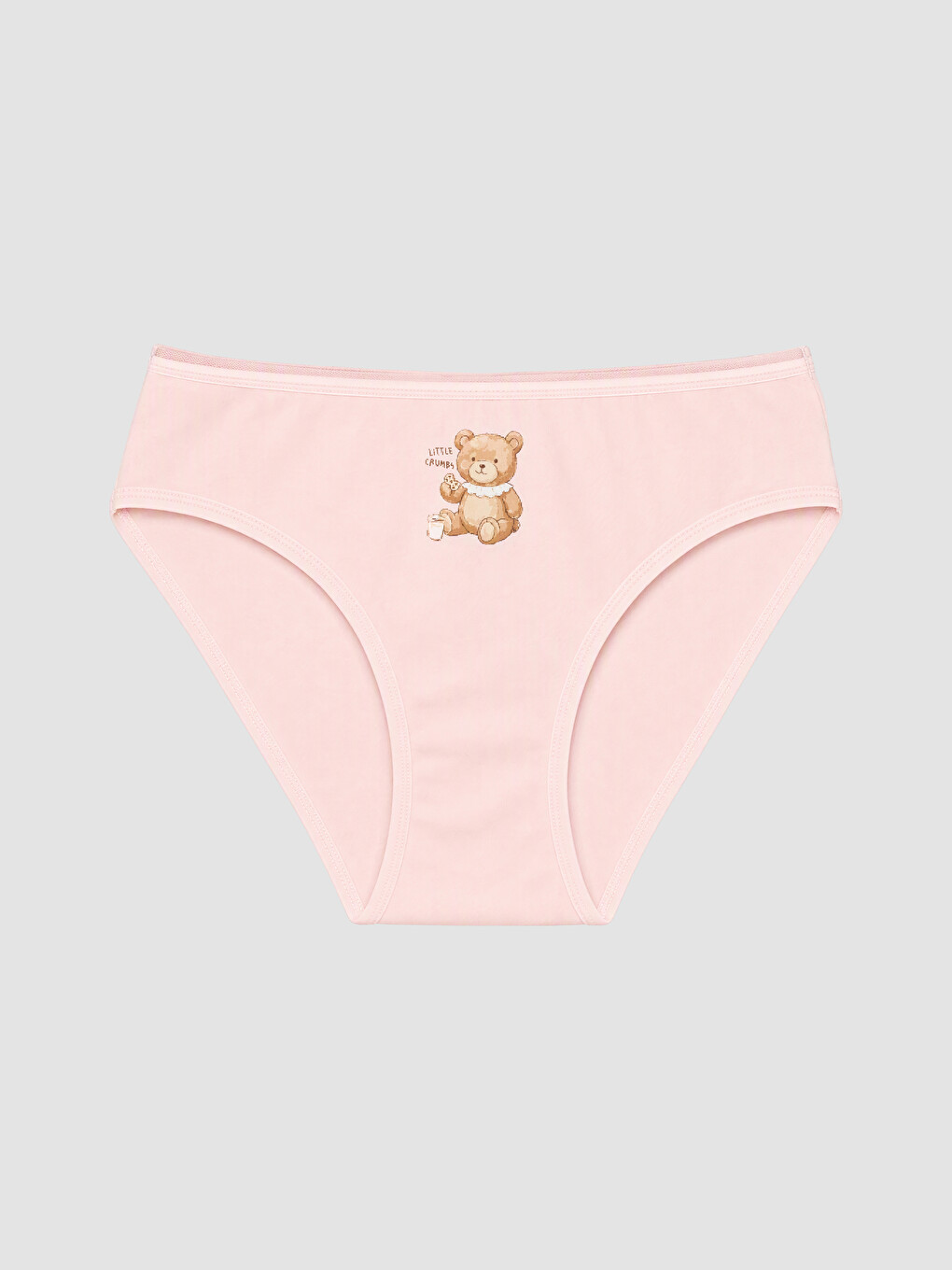 Pembe Baskılı Kız Çocuk Külot 5'li-3
