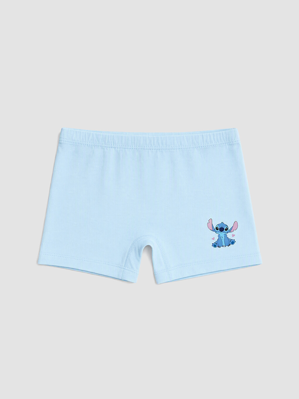 Pembe Stitch Baskılı Kız Çocuk 3'lü Boxer-2