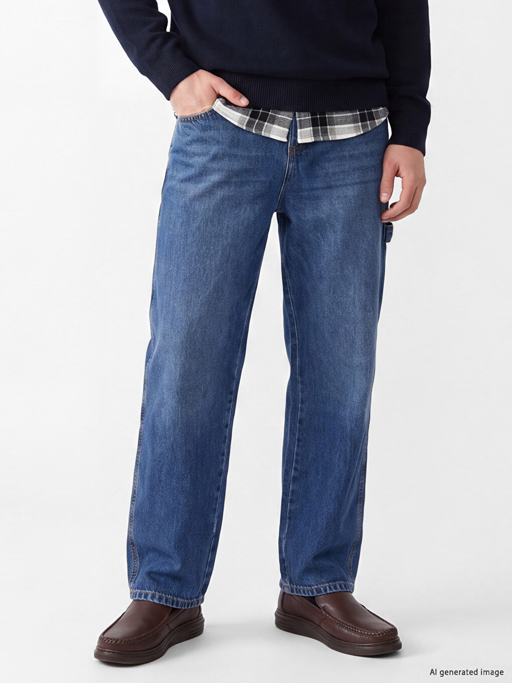 İndigo 710 Loose Fit Erkek Jean Pantolon
