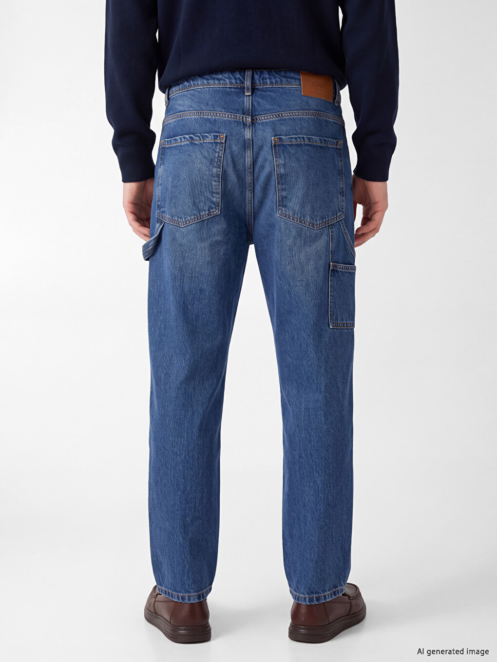 İndigo 710 Loose Fit Erkek Jean Pantolon-3