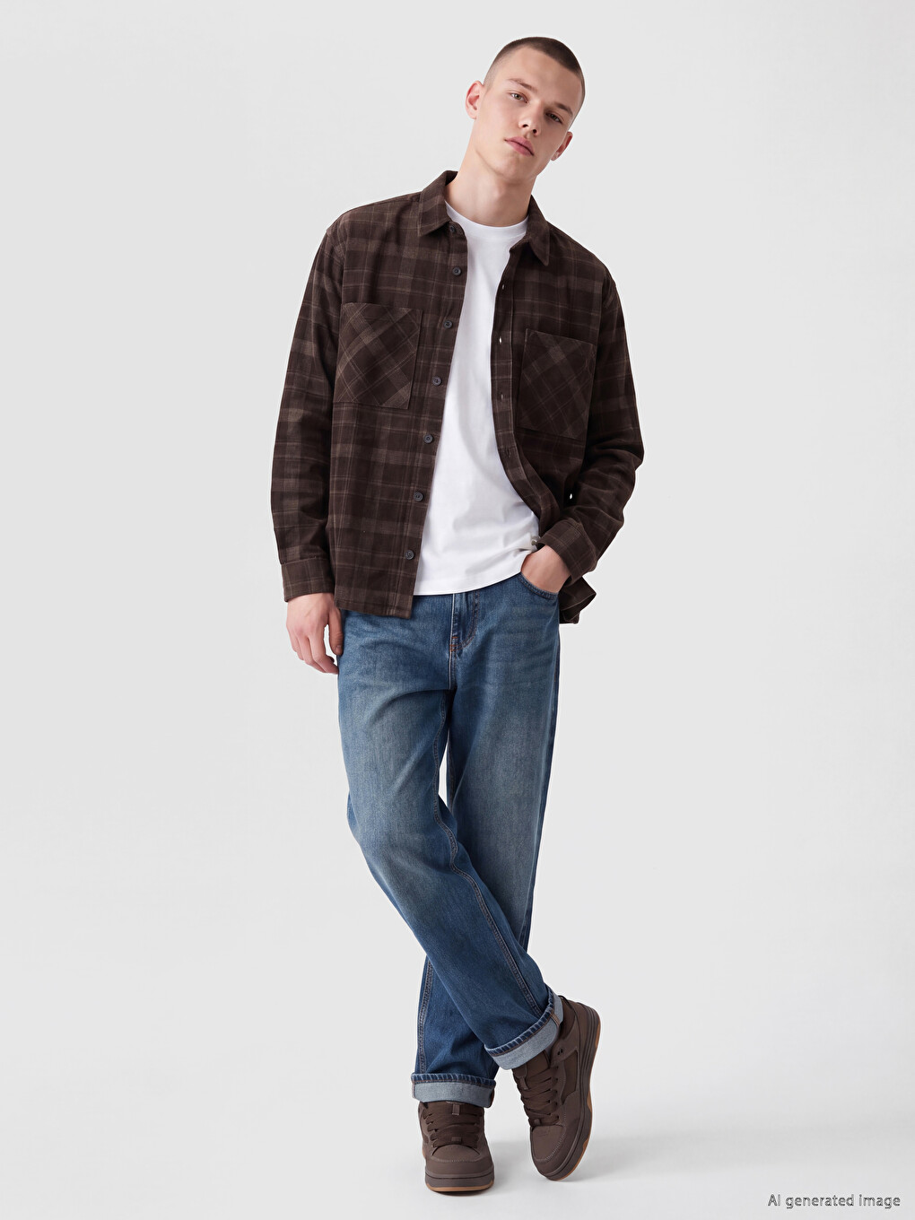 İndigo 710 Loose Fit Erkek Jean Pantolon-1