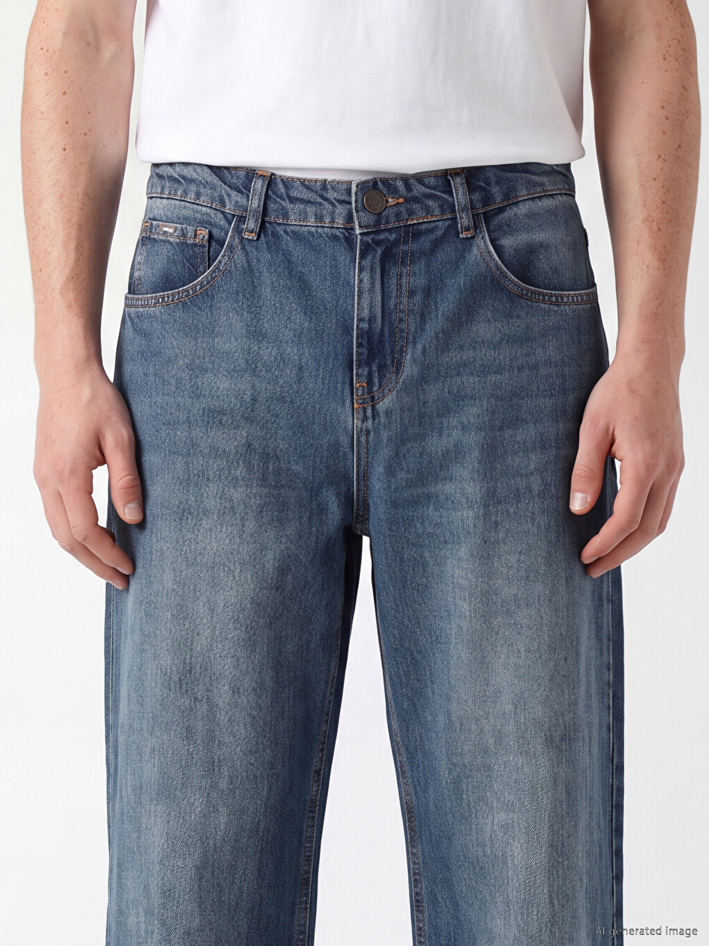 İndigo 710 Loose Fit Erkek Jean Pantolon-2