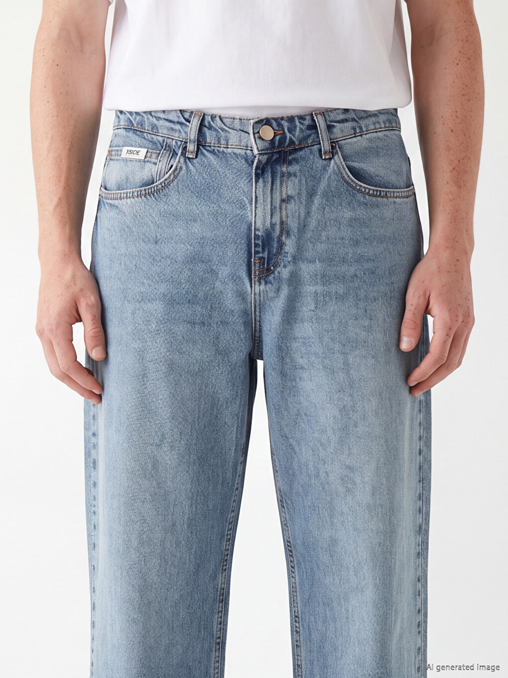 İndigo 710 Loose Fit Erkek Jean Pantolon-2