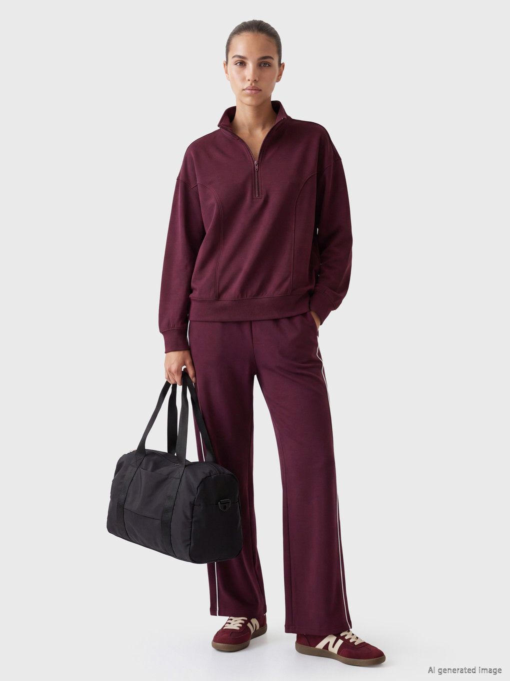 Soft Touch Oversize Women's Sweatshirt-1