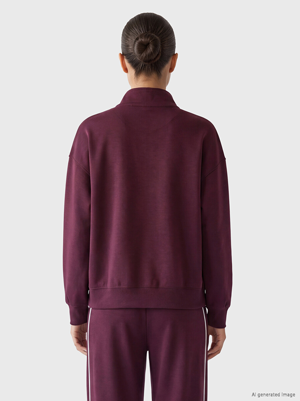 Soft Touch Oversize Women's Sweatshirt-3