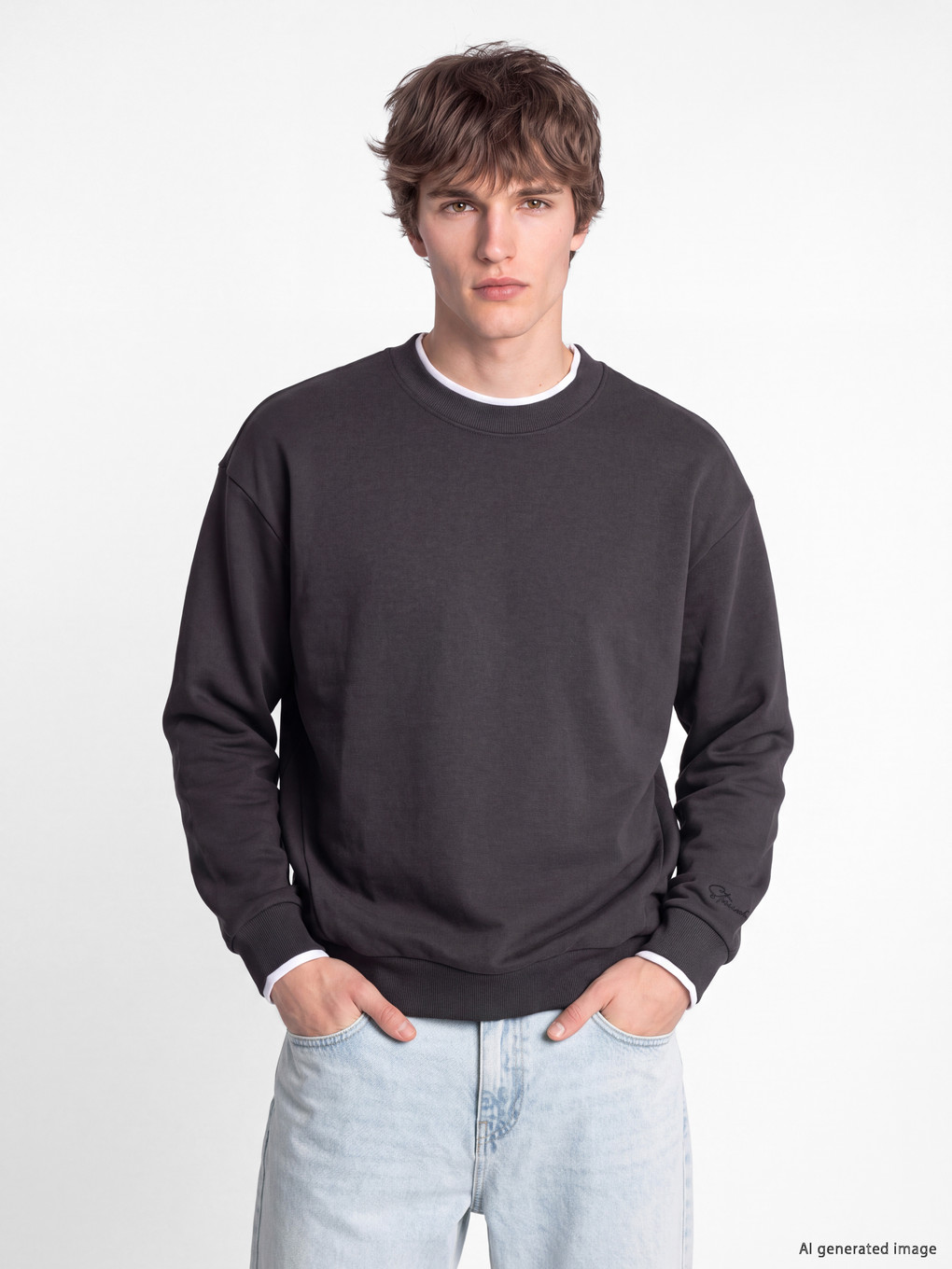 Man Anthracite Sweatshirt