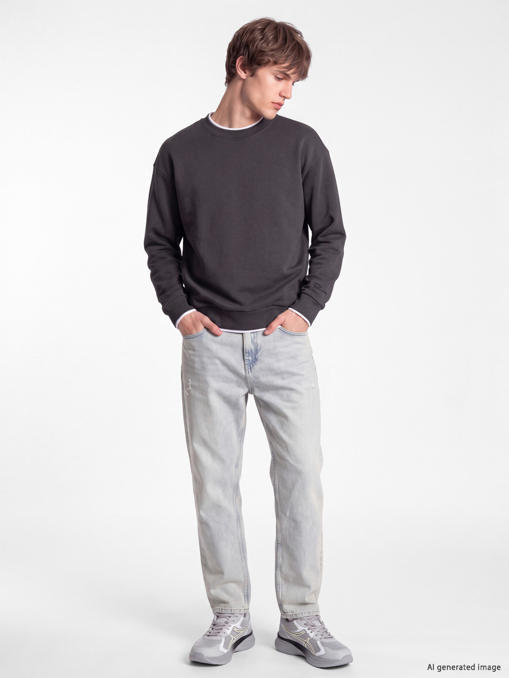 Man Anthracite Sweatshirt-1