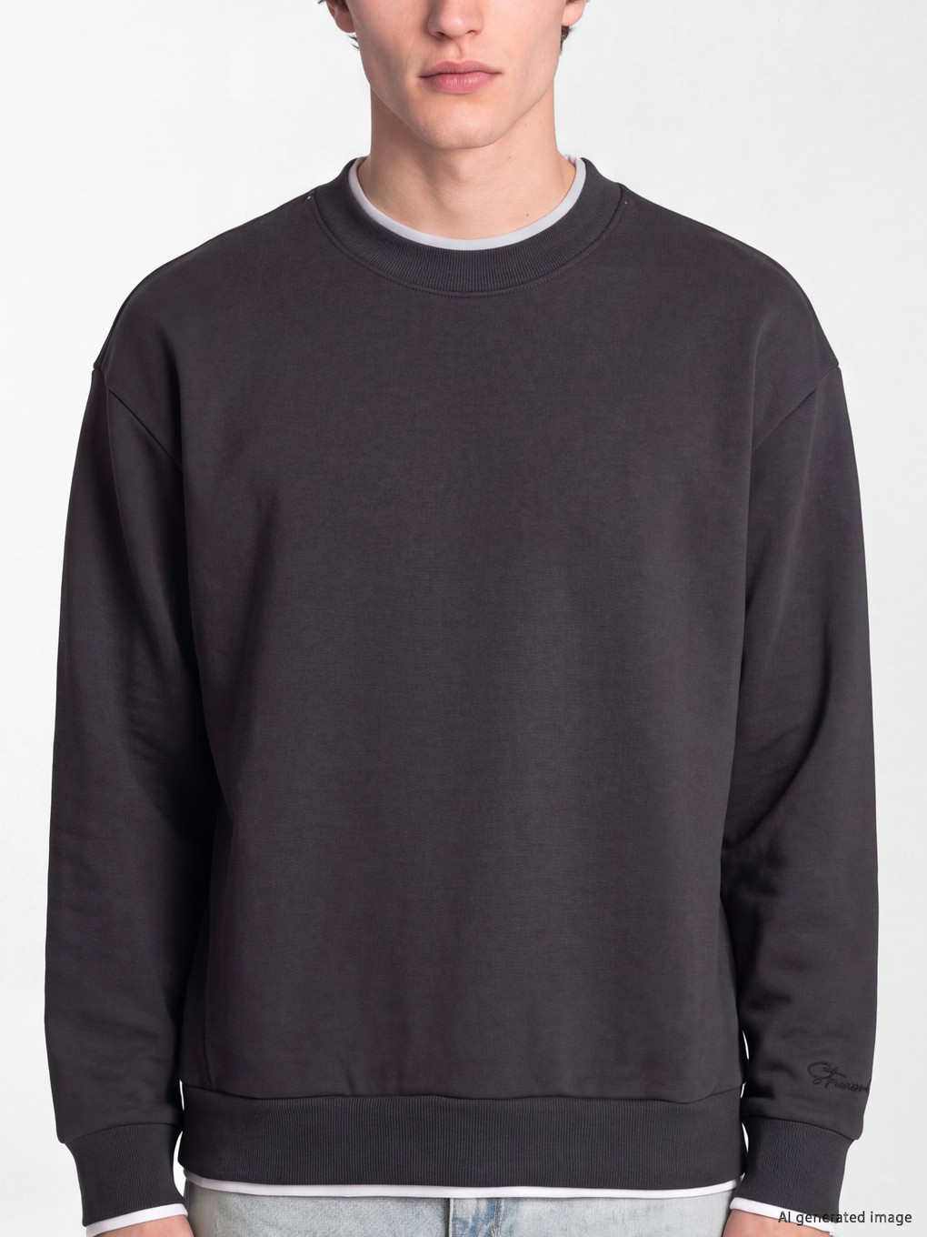 Man Anthracite Sweatshirt-2