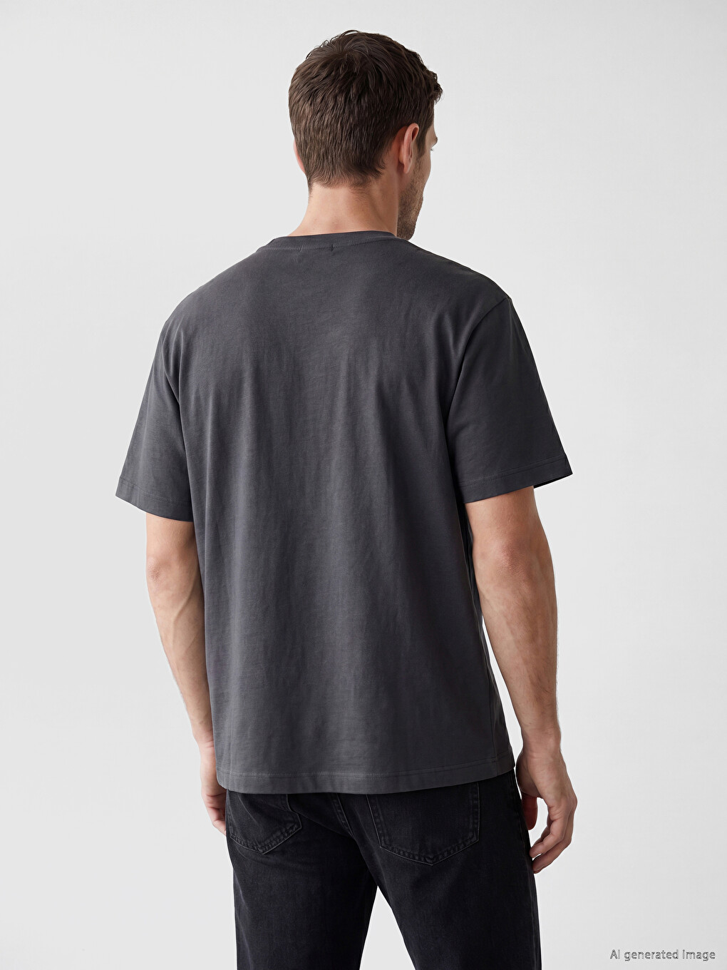 Man Anthracite T-shirt-2