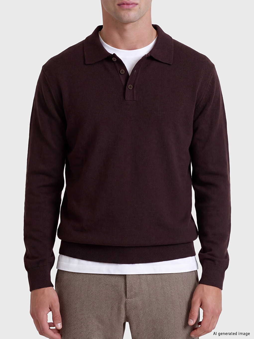 Man Plum Sweater-2