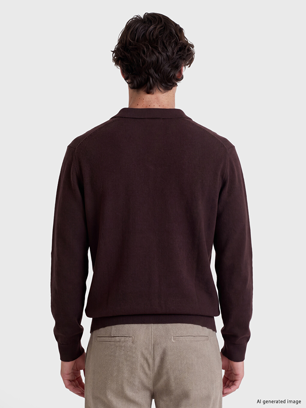 Man Plum Sweater-3