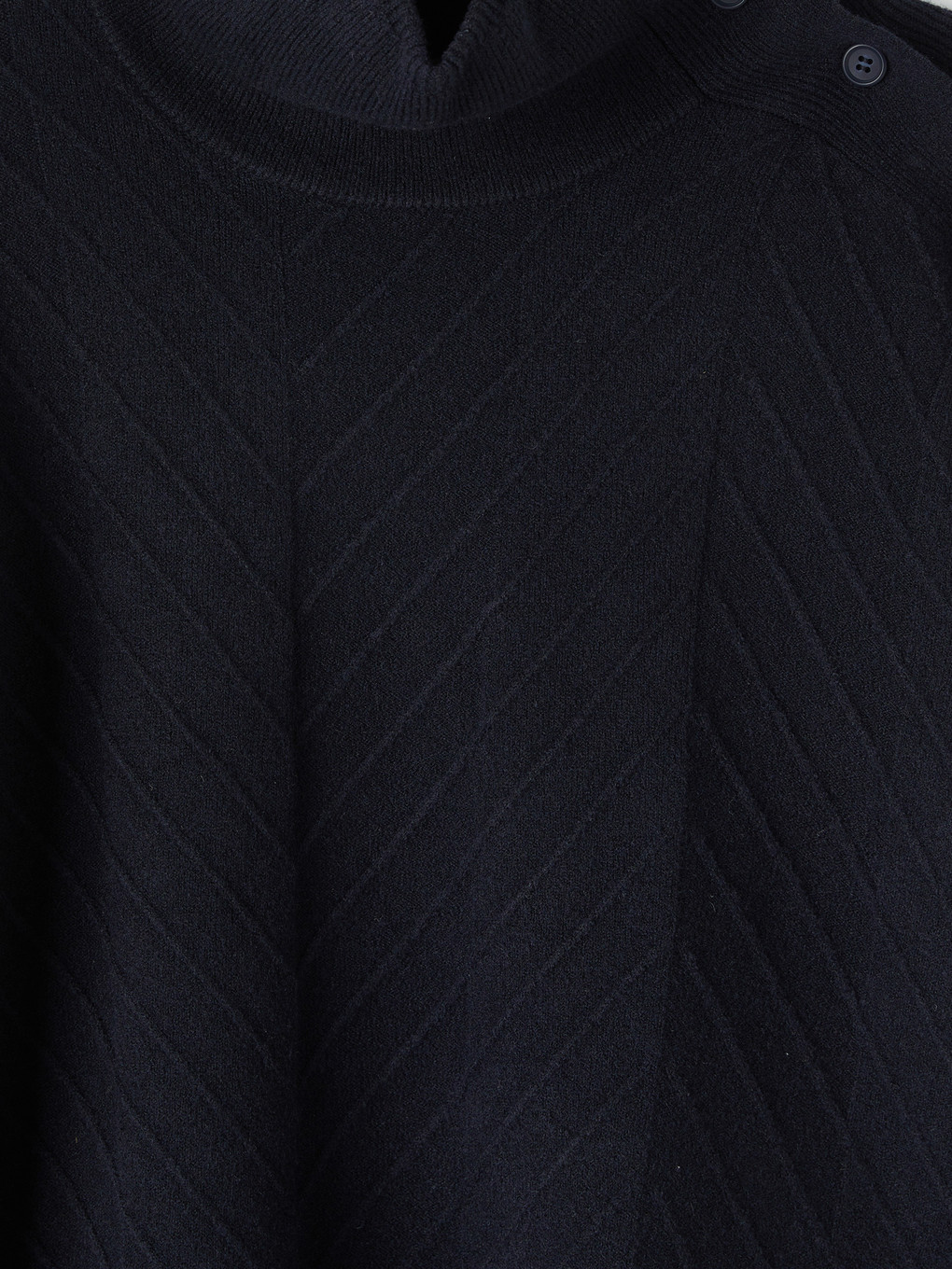 Turtleneck Patterned Men's Knitwear Sweater-5