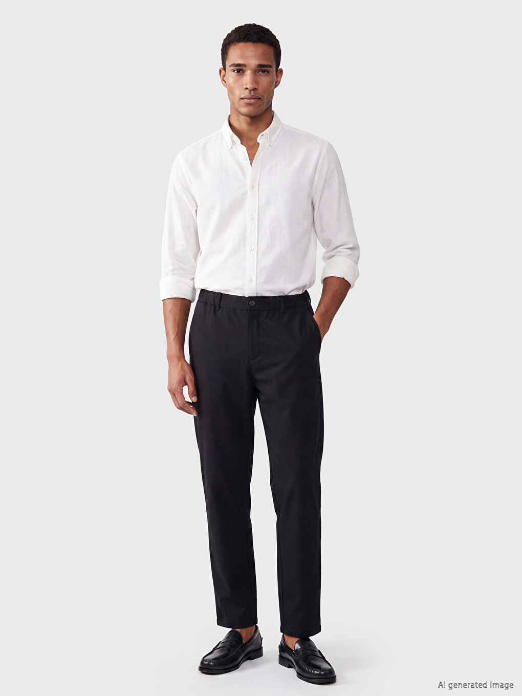 Regular Fit Men's Trousers-2