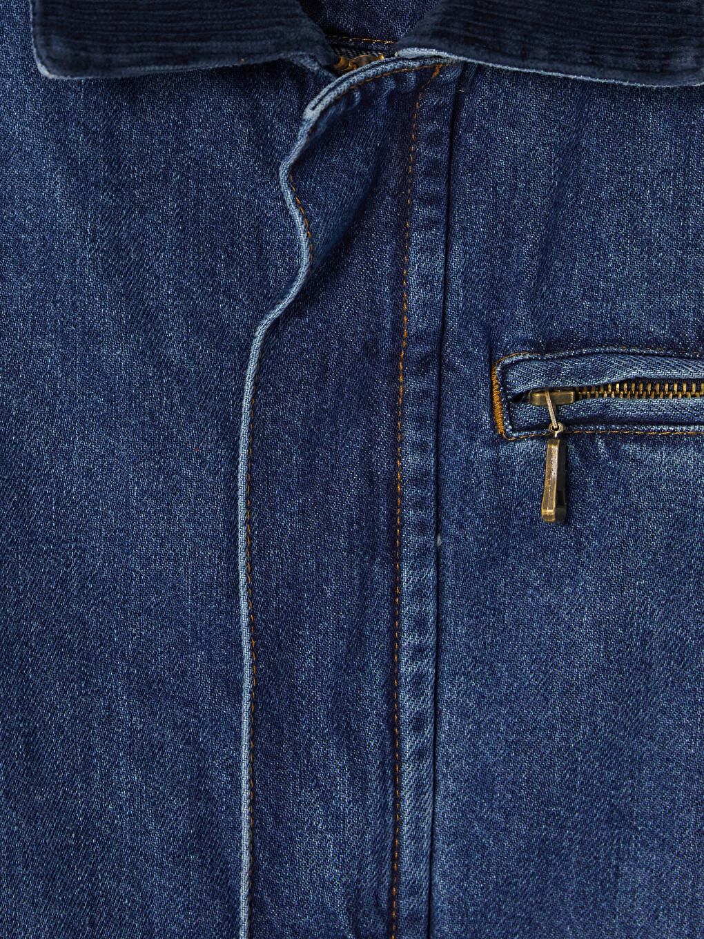 Loose Fit Men's Jean Jacket-3