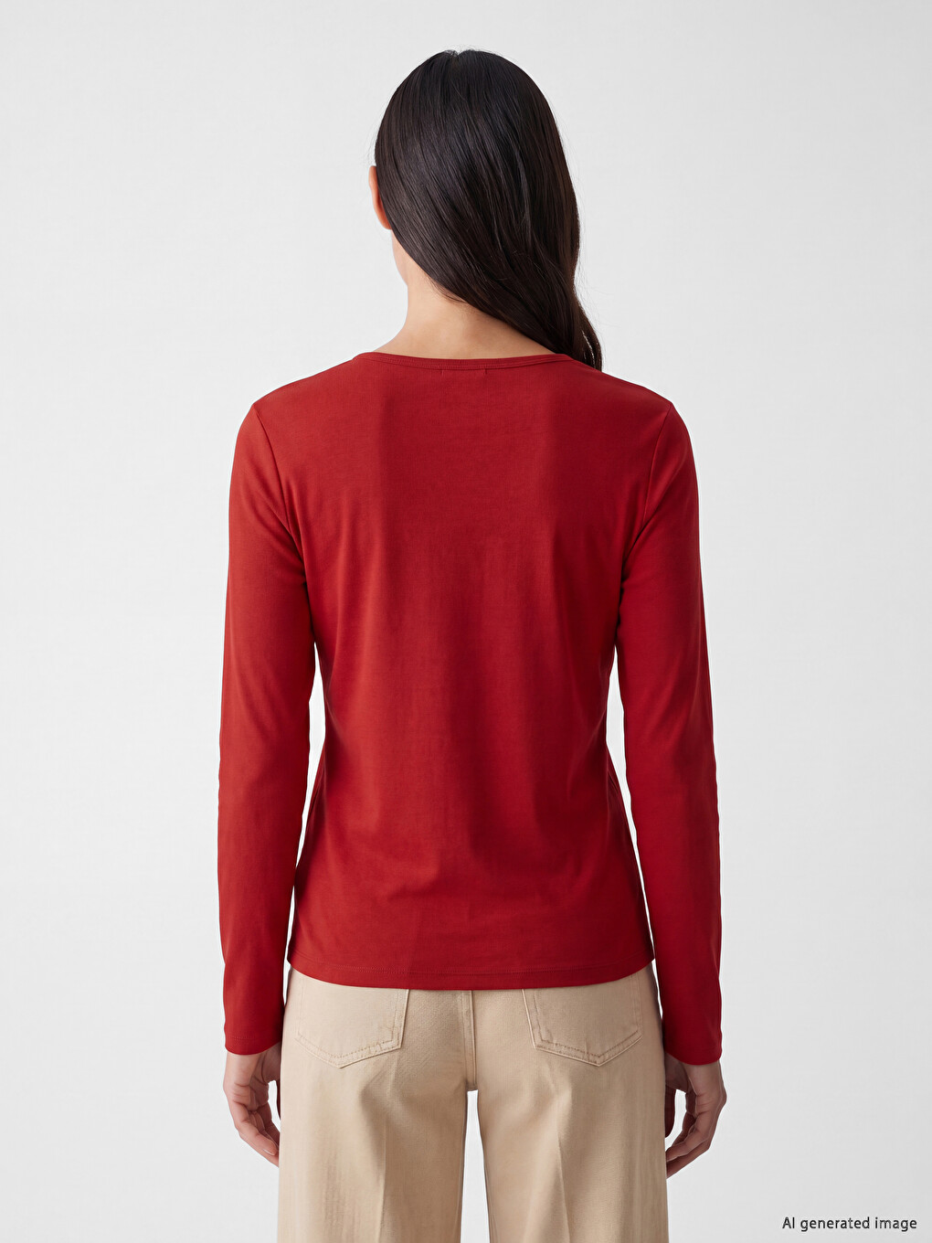 Body Crew Neck 100% Bumbac Femei-3